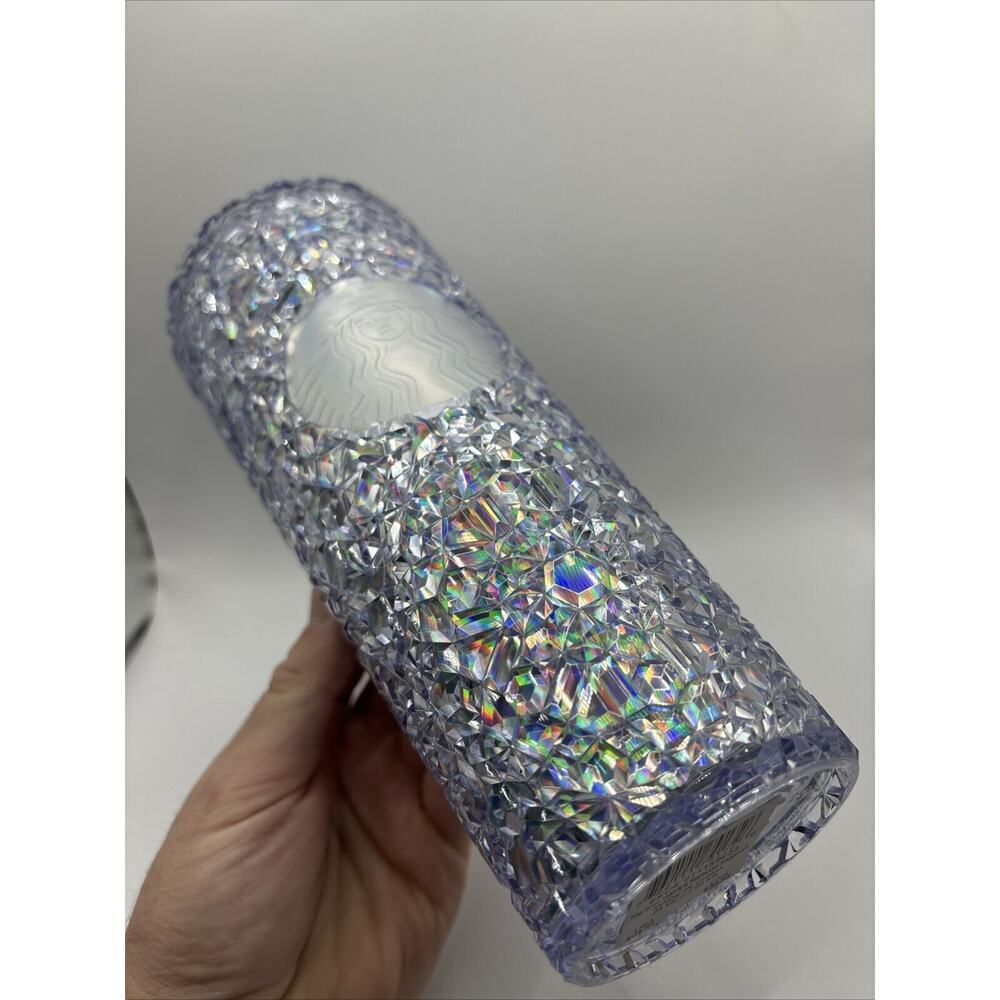 Starbucks Holiday Gemstone glimmering cold cup Tumbler Ice 24 oz Venti NWT - Picture 4 of 5